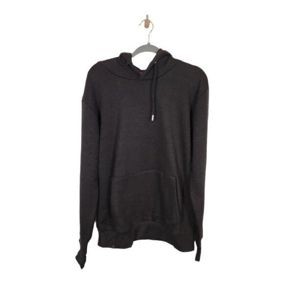 NWT Le Breve Plus overhead hoodie in black Size large - Picture 2 of 8
